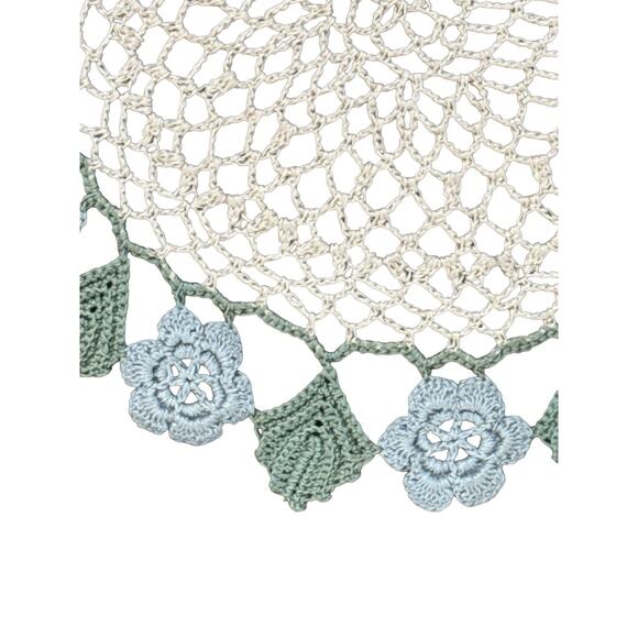 10 Piece Vintage Doily Doilies Lot Table Granny Farmhouse Crochet Floral - Picture 6 of 10